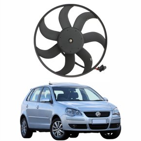 Eletroventilador Ventoinha Vw Polo 2006 Até 2013 Com Ar Condicionado 3 Fios