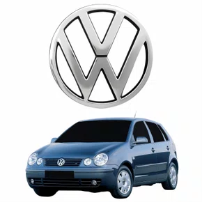Emblema Dianteiro Vw Polo 2003 Até 2006