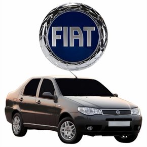 Emblema Grade Fiat Siena 2001 2002 2003 2004 Fire Azul