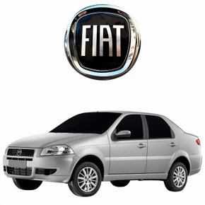 Emblema Grade Fiat Siena 2004 2005 2006 2007 Preto