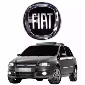 Emblema Grade Fiat Stilo 2011 Até 2016 Preto