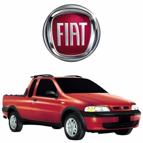 Emblema Grade Fiat Strada 2001 2002 2003 2004 Capo