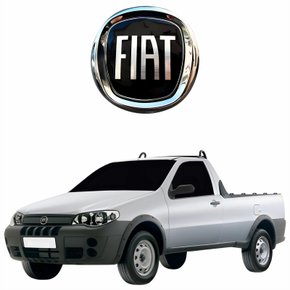 Emblema Grade Fiat Strada 2004 2005 2006 2007 Preto