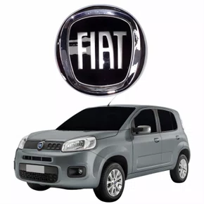 Emblema Grade Fiat Uno 2011 Até 2016 Preto