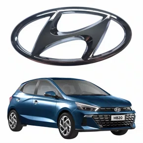 Emblema Grade Hyundai HB20 Hatch 2023 Até 2026