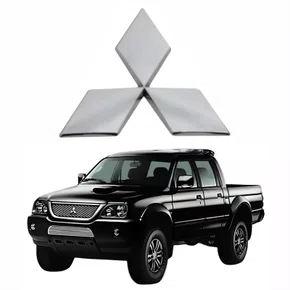 Emblema Grade Radiador Mitsubishi L-200 Outdoor 2003 Até 2006