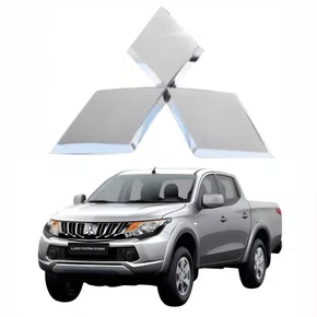 Emblema Grade Radiador Mitsubishi L-200 Sport 2017 Até 2020