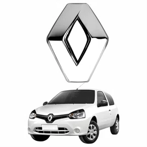 Emblema Grade Radiador Renault Clio 2012 Até 2019