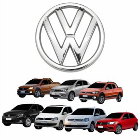 Emblema Grade Vw Gol G6 G7 2012 Até 2020 Voyage 2013 Até 2020 Fox 2012 Até 2014 Polo 2012 Até 2015 Saveiro Cross G5 G6 2009 Até 2019