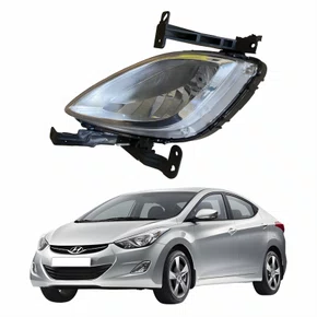 Farol Auxiliar De Milha Hyundai Elantra 2012 Até 2019 Lado Esquerdo Motorista