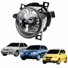 Farol Auxiliar De Milha Vw Gol G4 2005 Até 2008 Fox 2003 Até 2010 Polo 2003 Até 2006 Lado Esquerdo Motorista