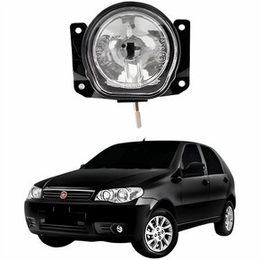 Farol Auxiliar De Milha Fiat Palio Fire 2001 Até 2011 Com Ferradura
