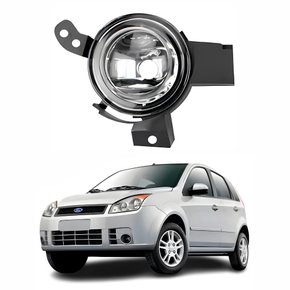 Farol Auxiliar De Milha Ford Fiesta 2008 Até 2010 Lado Esquerdo Motorista