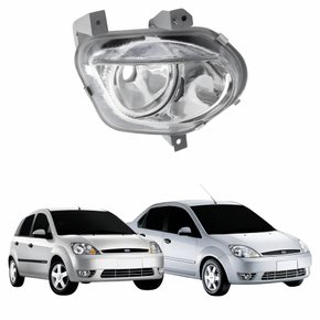 Farol Auxiliar De Milha Ford Fiesta Hatch Sedan 2003 Até 2007 Lado Direito Passageiro
