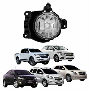 Farol Auxiliar De Milha Gm Cobalt Onix Sonic Spin 2012 Até 2016 S10 2017 Até 2019 Lado Direito Passageiro