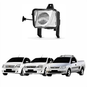 Farol Auxiliar De Milha Gm Corsa Montana Meriva 2003 Até 2012 Lado Esquerdo Motorista