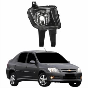 Farol Auxiliar De Milha Gm Prisma 2007 Até 2012 Lado Direito Passageiro