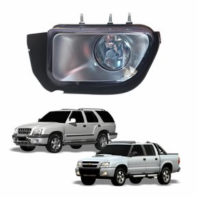 Farol Auxiliar de Milha Gm S10 Blazer 2001 Até 2009 Lado Esquerdo Motorista