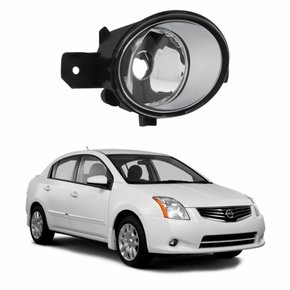 Farol Auxiliar De Milha Nissan Sentra 2007 Até 2017 Lente de Vidro Lado Direito Passageiro