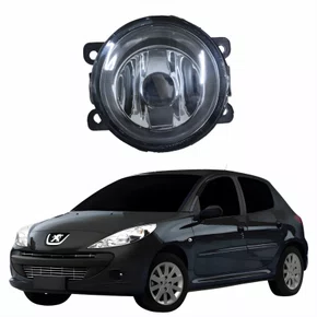 Farol Auxiliar De Milha Peugeot 207 Lente Acrílico