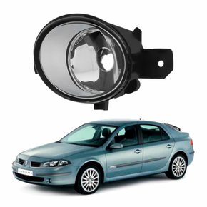 Farol Auxiliar De Milha Renault Laguna 2001 Até 2004 Lente de Vidro Lado Esquerdo Motorista