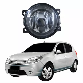Farol Auxiliar De Milha Renault Sandero Lente Acrílico