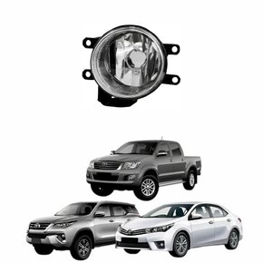 Farol Auxiliar de Milha Toyota Corolla 2015 Até 2019 Hilux SRV SW4 2016 Até 2018 Lado Esquerdo Motorista
