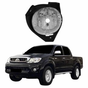 Farol Auxiliar De Milha Toyota Hilux SRV 2009 2010 2011 Lado Esquerdo Motorista