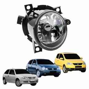 Farol Auxiliar De Milha Vw Gol G4 2005 Até 2008 Fox 2003 Até 2010 Polo 2003 Até 2006 Sem Defletor Lado Direito Passageiro