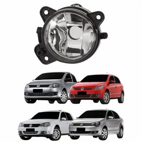 Farol Auxiliar De Milha Vw Gol G5 2009 Até 2012 Golf 2008 Até 2013 Fox 2011 Até 2014 Polo 2007 Até 2012 Lado Esquerdo Motorista