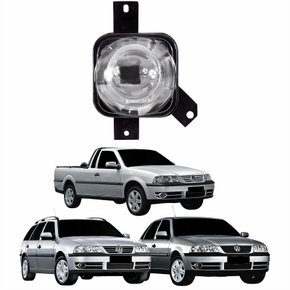 Farol Auxiliar De Milha Vw Gol Saveiro Parati G3 1999 Até 2005 Lado Direito Passageiro