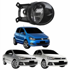 Farol Auxiliar De Milha Vw Gol Voyage G7 2016 Até 2018 Fox 2015 Até 2017 Lado Direito Passageiro