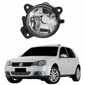 Farol Auxiliar De Milha Vw Golf 2008 Até 2013 Lado Esquerdo Motorista