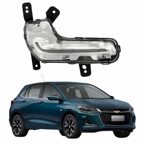 Farol Auxiliar Gm Onix 2020 Até 2025 Led Drl 2 Fios Lado Direito Passageiro
