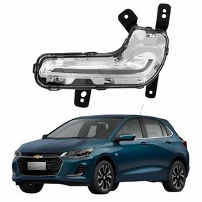 Farol Auxiliar Gm Onix 2020 Até 2025 Led Drl 2 Fios Lado Esquerdo Motorista