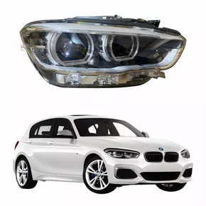 Farol Principal Bmw Série 1 114I 116I 118I 120I 2011 Até 2019 Full Led Lado Direito Passageiro