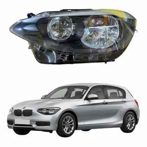 Farol Principal Bmw Série 1 116I 118I 125I M135I 2011 Até 2019 Lado Esquerdo Motorista