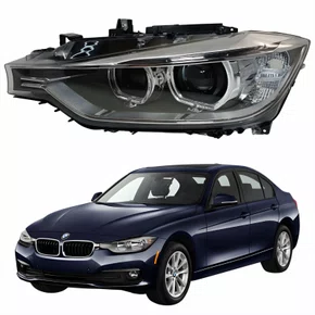 Farol Principal Bmw Série 3 2013 2014 2015 Sem Xenon Lado Esquerdo Motorista