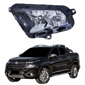 Farol Central Fiat Toro 2016 Até 2021 Lado Esquerdo Motorista