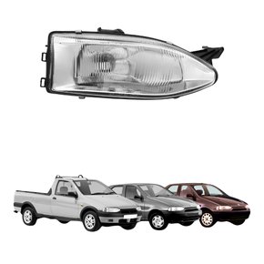 Farol Farol Fiat Palio Siena Strada 1996 1997 1998 1999 2000 Lado Direito Passageiro