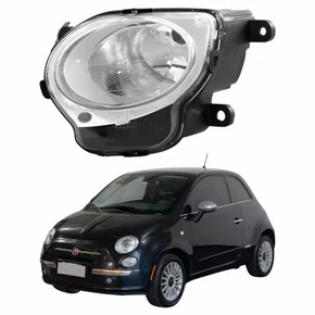 Farol Principal Fiat 500 Lounge Sport 2010 2011 Lado Esquerdo Motorista