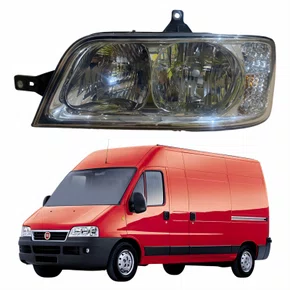 Farol Principal Fiat Ducato 2003 2004 2005 Elétrico Lado Esquerdo Motorista