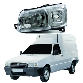Farol Fiat Fiorino 2004 Até 2013 Lado Esquerdo Motorista
