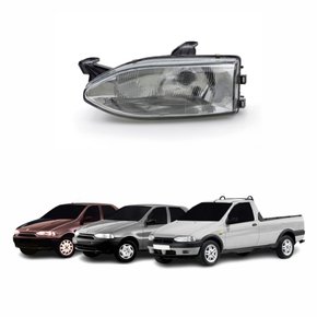 Farol Fiat Palio Siena Strada 1996 Até 2000 Lado Esquerdo Motorista