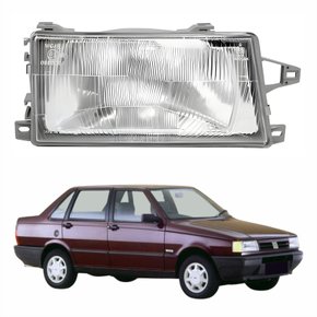 Farol Fiat Prêmio 1991 Até 1996 Lente De Vidro Lado Direito Passageiro
