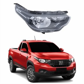 Farol Fiat Strada 2020 2021 2022 2023 Sem Led Lado Direito Passageiro