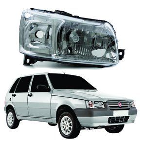 Farol Fiat Uno Fire 2004 Até 2013 Lado Direito Passageiro