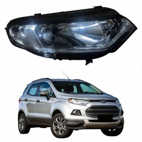 Farol Principal Ford Ecosport 2013 2014 2015 2016 2017 Cromado Lado Direito Passageiro