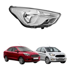 Farol Ford Ka Hatch Ka Sedan 2015 2016 2017 2018 Mascara Cromada Lado Direito Passageiro