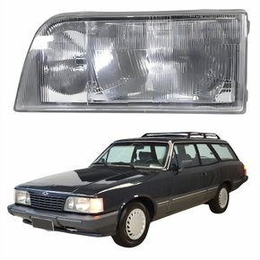 Farol Gm Caravan 1988 Até 1992 Original Arteb Lado Esquerdo Motorista